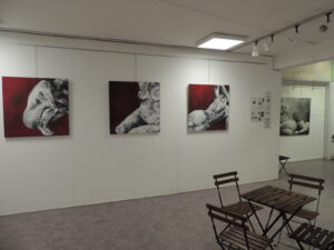 exposition peintures acrylique contemporaines , saint martin de crau, peinture de corps, paysages, figuratives et contemporaine