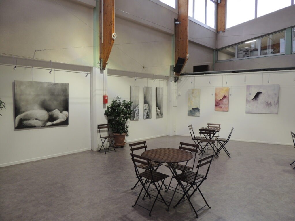 exposition peintures acrylique contemporaines , saint martin de crau, peinture de corps, paysages, figuratives et contemporaine